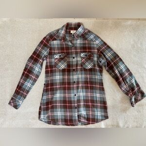MATCHSTICK Women’s Plaid Flannel Shirt